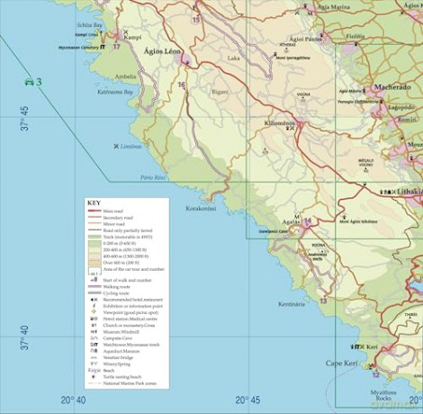 Zakynthos Sunflower Walking Guide 6e: 65 long and short walks and 5 car tours (Sunflower Guides) - Gail Schofield [KSIĄŻKA]