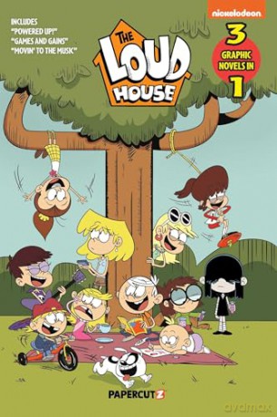 The Loud House 3-in-1 Vol. 8: Includes 'Powered Up!,' 'Games and Gains,' and 'Movin' to the Music' [KSIĄŻKA]