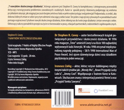 7 Nawyków skutecznego działania [AUDIOBOOK]
