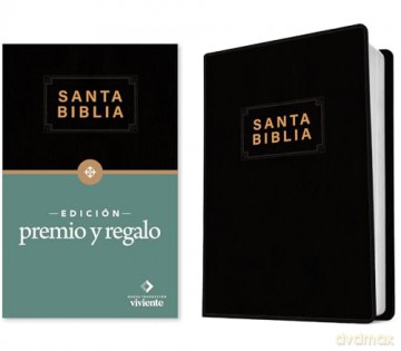Santa Biblia NTV, Edición Premio Y Regalo, Vinipiel, Negro [KSIĄŻKA]