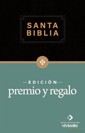 Santa Biblia NTV, Edición Premio Y Regalo, Vinipiel, Negro [KSIĄŻKA]