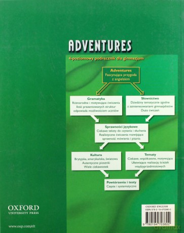 Adventures Elementary Podręcznik [KSIĄŻKA]