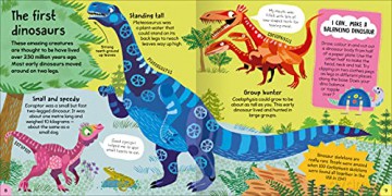 Children's - First Dinosaur: 48 Pages Full of Fun Facts and Colourful Artwork - Includes Dinosaur Poster (First Reference) [KSIĄŻKA]