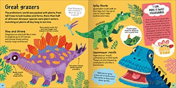 Children's - First Dinosaur: 48 Pages Full of Fun Facts and Colourful Artwork - Includes Dinosaur Poster (First Reference) [KSIĄŻKA]