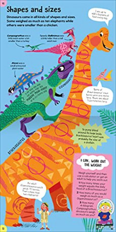 Children's - First Dinosaur: 48 Pages Full of Fun Facts and Colourful Artwork - Includes Dinosaur Poster (First Reference) [KSIĄŻKA]