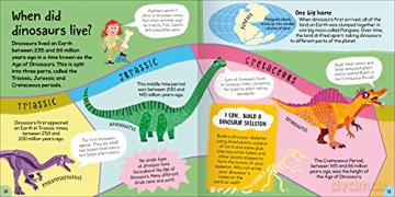 Children's - First Dinosaur: 48 Pages Full of Fun Facts and Colourful Artwork - Includes Dinosaur Poster (First Reference) [KSIĄŻKA]