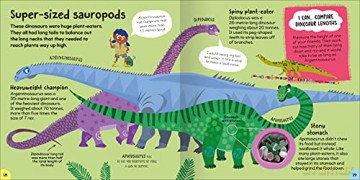 Children's - First Dinosaur: 48 Pages Full of Fun Facts and Colourful Artwork - Includes Dinosaur Poster (First Reference) [KSIĄŻKA]