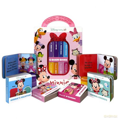 Disney Baby Minnie Mouse - My First Library Board Book Block 12-Book Set - PI Kids - PI Kids [KSIĄŻKA]