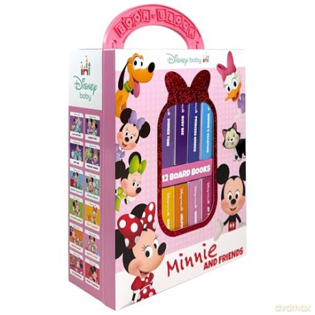 Disney Baby Minnie Mouse - My First Library Board Book Block 12-Book Set - PI Kids - PI Kids [KSIĄŻKA]