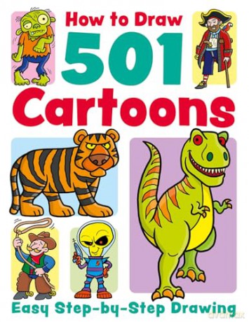 How to Draw 501 Cartoons (501 Things to Draw) - Nat Lambert [KSIĄŻKA]