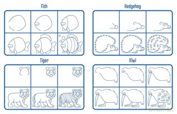 How to Draw 501 Cartoons (501 Things to Draw) - Nat Lambert [KSIĄŻKA]