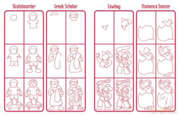 How to Draw 501 Cartoons (501 Things to Draw) - Nat Lambert [KSIĄŻKA]