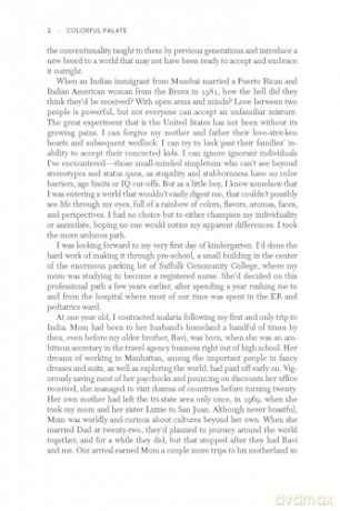 Colorful Palate: A Flavorful Journey Through a Mixed American Experience - Raj Tawney [KSIĄŻKA]