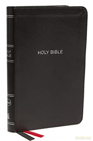 NKJV, Thinline Bible, Compact, Leathersoft, Black, Red Letter, Comfort Print: Holy Bible, New King James Version - Thomas Nelson [KSIĄŻKA]