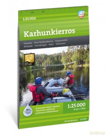 Karhunkierros 1:25000 (Hiking map) - Calazo Forlag [KSIĄŻKA]