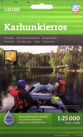 Karhunkierros 1:25000 (Hiking map) - Calazo Forlag [KSIĄŻKA]