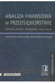 Analiza finansowa w przedsiębiorstwie [KSIĄŻKA]