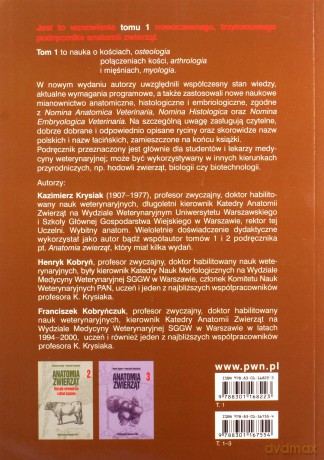 Anatomia zwierząt. Tom 1 [KSIĄŻKA]