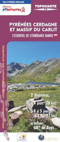 Pyrénées Cerdagne et massif du Carlit (T662) (L'essentiel de l'itinérance rando) - Collectif [KSIĄŻKA]