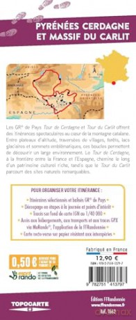 Pyrénées Cerdagne et massif du Carlit (T662) (L'essentiel de l'itinérance rando) - Collectif [KSIĄŻKA]
