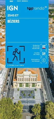 Béziers (2545ET): 1:25000 (TOP 25) [KSIĄŻKA]