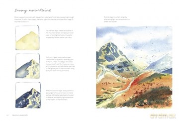 Painting Landscapes: Connect to calm through the beauty of watercolour - Inga Buividavice [KSIĄŻKA]