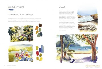Painting Landscapes: Connect to calm through the beauty of watercolour - Inga Buividavice [KSIĄŻKA]