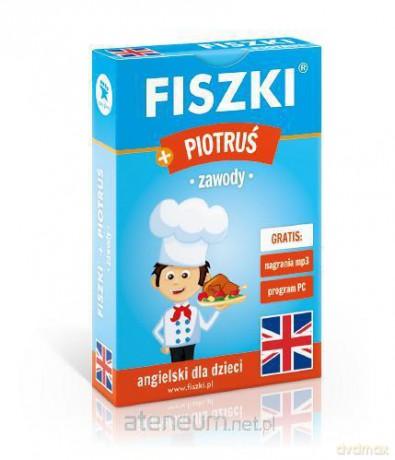 Angielski. Fiszki + Gra Piotruś - zawody [KSIĄŻKA]