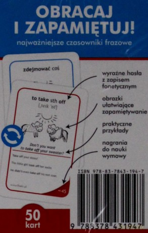 Angielski. Fiszki obrazkowe - Czasowniki frazowe [KSIĄŻKA]