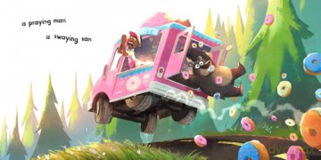 A Bear, a Man, and a Donut Van - Brandon James Scott [KSIĄŻKA]