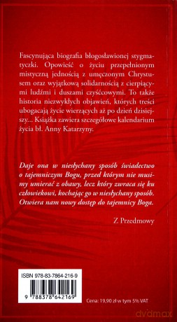 Anna Katarzyna Emmerich Mistyczne życie [KSIĄŻKA]