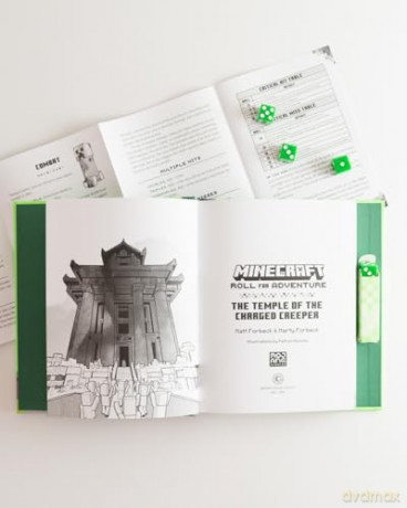 Minecraft: Roll for Adventure: The Temple of the Charged Creeper - Marty Forbeck [KSIĄŻKA]