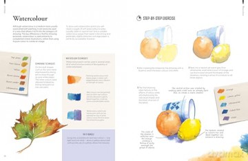 Learn to Draw in an Hour a Day: Techniques, Exercises and Practice Projects to Master the Art of Drawing and Painting - Richard Taylor [KSIĄŻKA]