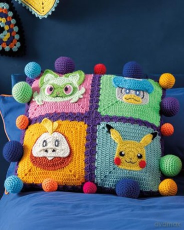 Pokémon Crochet Squares: Bring Pikachu and friends to life with over 30 cute Pokémon granny squares (Pokémon Crafts) - Ira Rott [KSIĄŻKA]