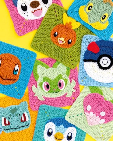 Pokémon Crochet Squares: Bring Pikachu and friends to life with over 30 cute Pokémon granny squares (Pokémon Crafts) - Ira Rott [KSIĄŻKA]