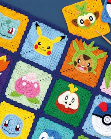 Pokémon Crochet Squares: Bring Pikachu and friends to life with over 30 cute Pokémon granny squares (Pokémon Crafts) - Ira Rott [KSIĄŻKA]