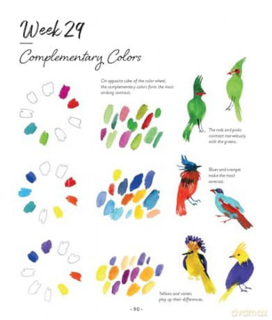 A Beginner's Year of Watercolor (Dover Art Instruction) - Lou Ripoll [KSIĄŻKA]