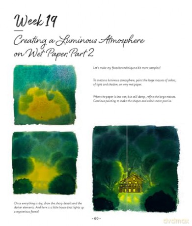 A Beginner's Year of Watercolor (Dover Art Instruction) - Lou Ripoll [KSIĄŻKA]