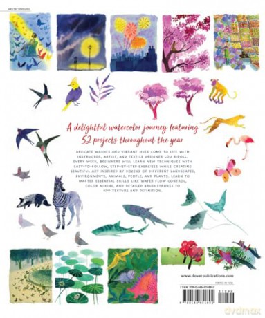 A Beginner's Year of Watercolor (Dover Art Instruction) - Lou Ripoll [KSIĄŻKA]
