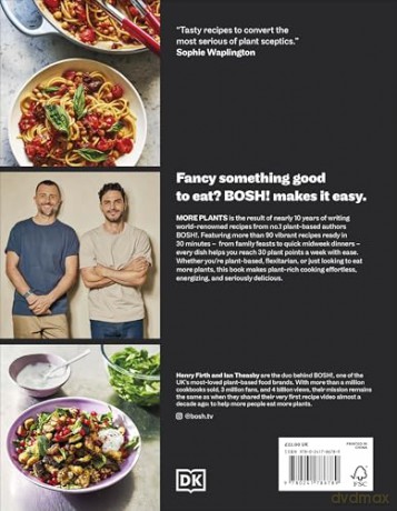 BOSH! More Plants: 30-minute Plant-based Meals - Henry Firth [KSIĄŻKA]