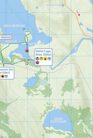 Torres del Paine: Trekking Map: the O, the W, the Q and day-hikes: English/French/German; 1:40,000 mapping; Free GPX downloads; Waterproof; Tear-resistant; Light - Andrew McCluggage [KSIĄŻKA]