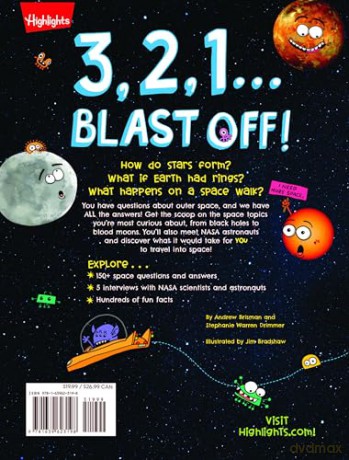 Why, How, and Wow! Space: 100+ Stellar Answers to Kids' Top Space Questions - Stephanie Warren Dimmer [KSIĄŻKA]