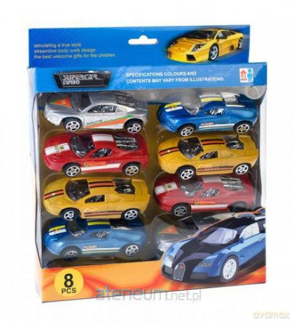 Auto wyścigowe 8 sztuk