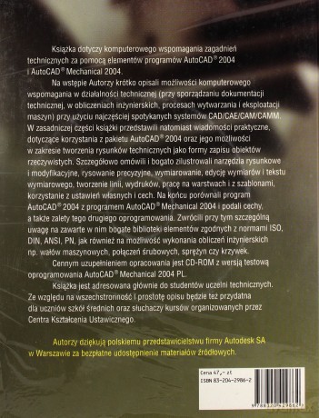 AutoCAD 2004 i AutoCAD Mechanical 2004 [KSIĄŻKA]