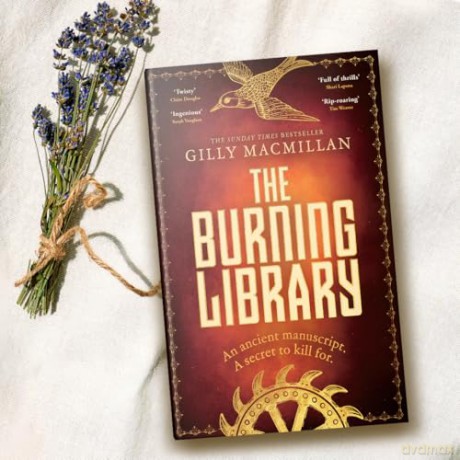 The Burning Library: 'A breakneck thriller...if you enjoyed The Da Vinci Code you'll love this!' Harriet Tyce - Gilly Macmillan [KSIĄŻKA]