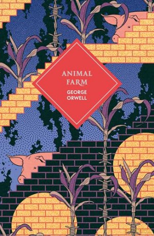 Animal Farm: Orwell's disturbing political satire introduced by Christopher Hitchens (Vintage Collector's Classics) - George Orwell [KSIĄŻKA]