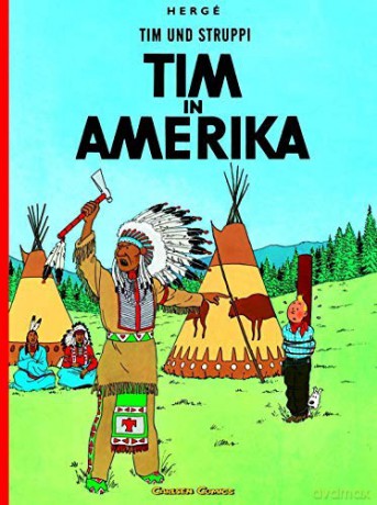 Tintin En Amerique (German) - herge [KSIĄŻKA]