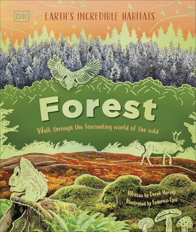 Forest: Walk Through the Fascinating World of the Wild (Earth's Incredible Habitats) - Derek Harvey [KSIĄŻKA]