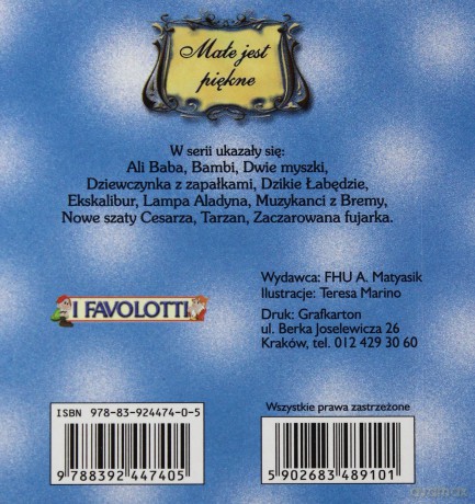 Bajki Favolotti - Piotruś Pan Bajkowy Świat [KSIĄŻKA]