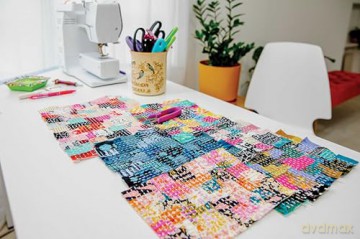 Patchwork Sashiko: Transform Your Scraps | 14 Slow-Stitched Projects - Dina Li Fitzgerald [KSIĄŻKA]